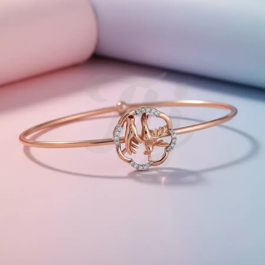 Freedom in Flight Gold Bangle