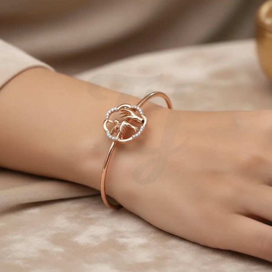 Freedom in Flight Gold Bangle
