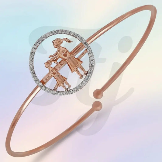 Tender Hair Ties Gold Bangle