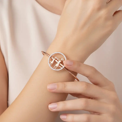 Tender Hair Ties Gold Bangle