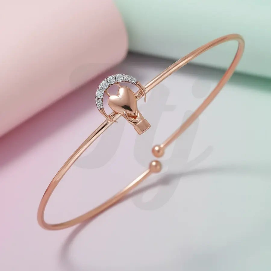 Heartfelt Grace Gold Bangle