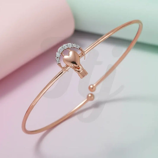 Heartfelt Grace Gold Bangle