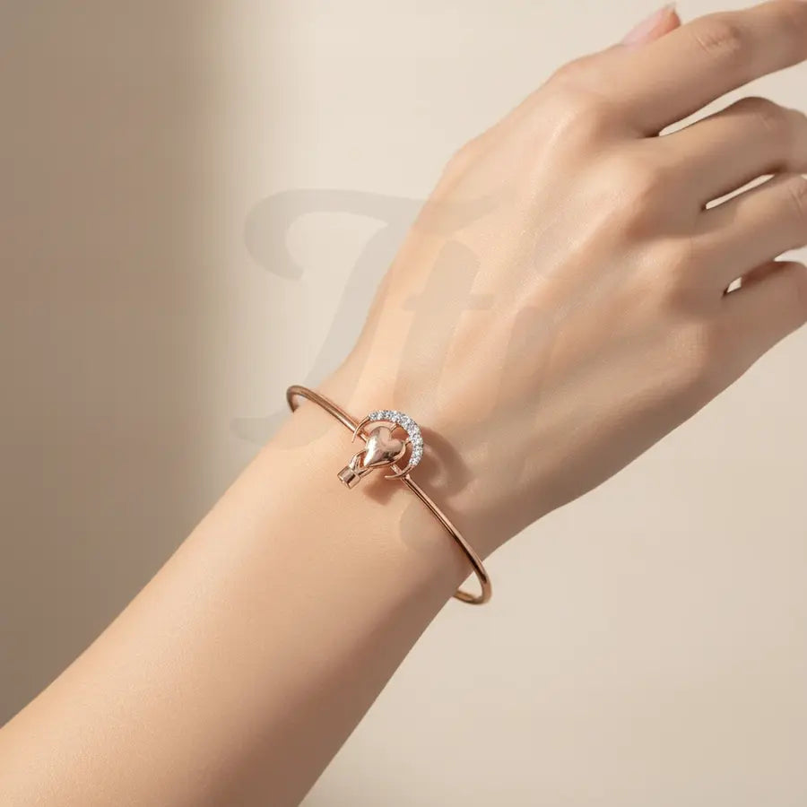 Heartfelt Grace Gold Bangle