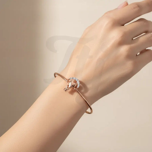 Heartfelt Grace Gold Bangle