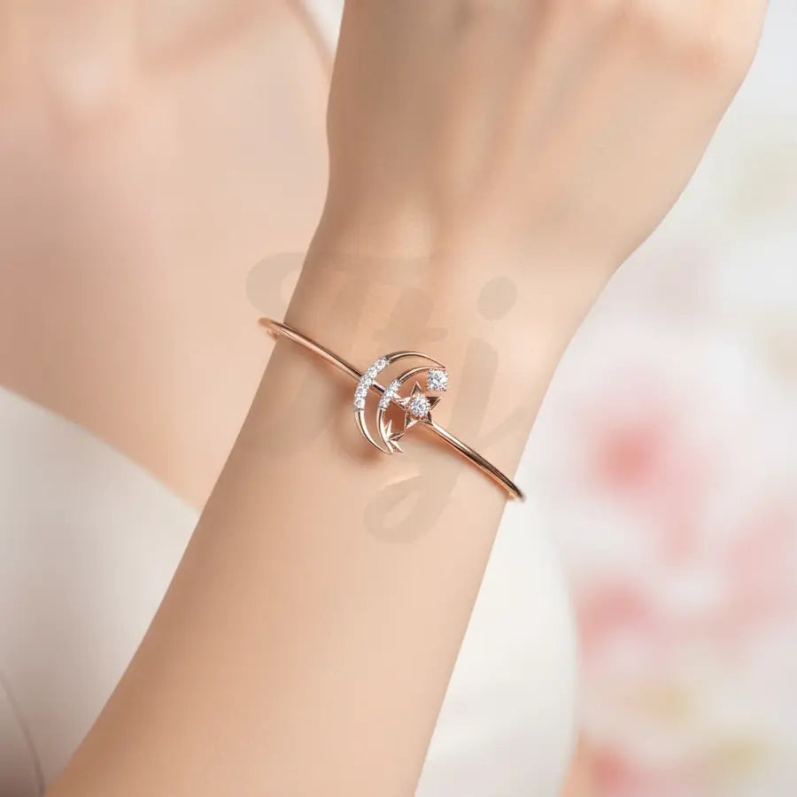 Moon Star Magic Gold Bangle