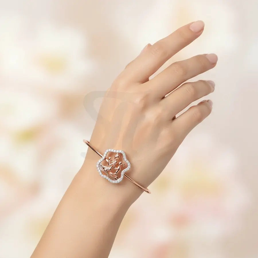 Prayerful Moments Gold Bangle