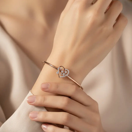 Melodies Gems Gold Bangle