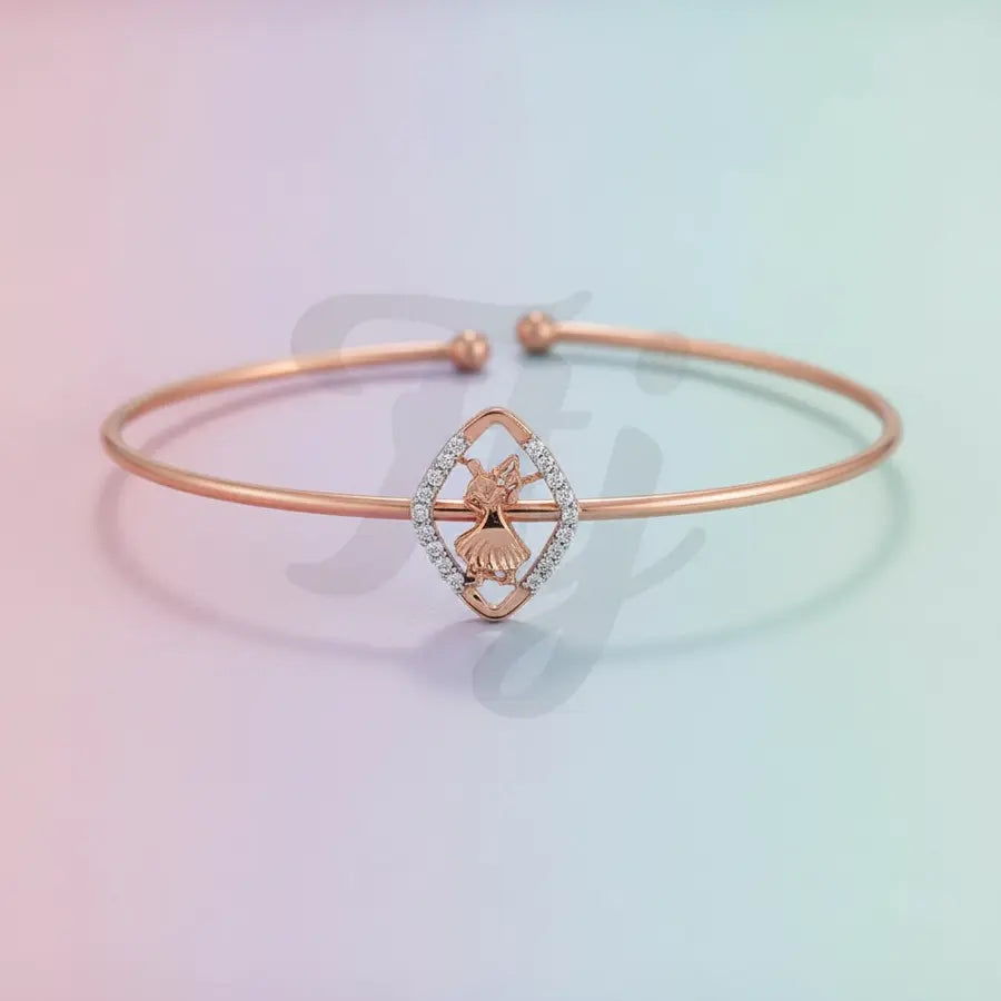 Rhythmic Classical Dance Gold Bangle