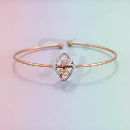 Rhythmic Classical Dance Gold Bangle