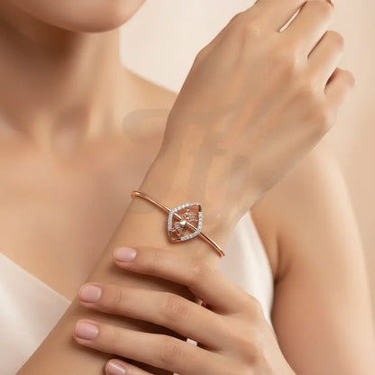Rhythmic Classical Dance Gold Bangle