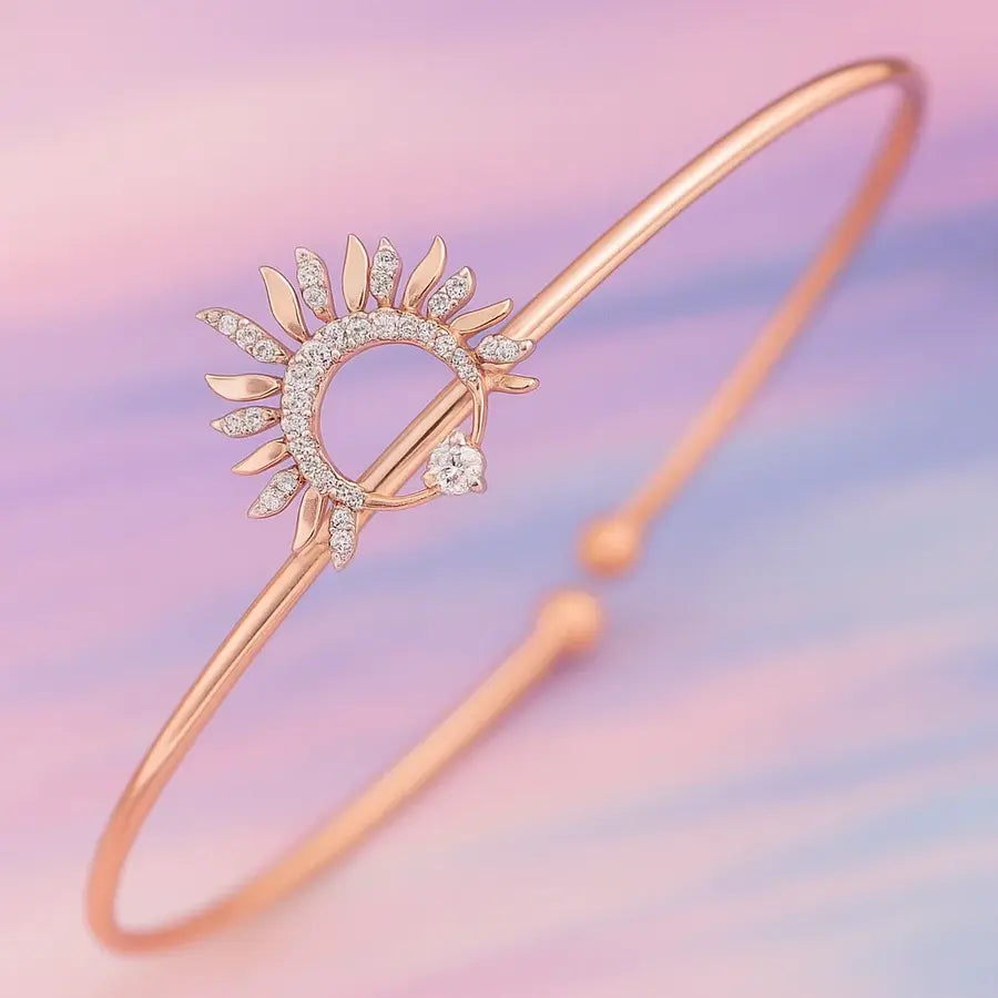 Golden Sunrise Radiance Gold Bangle