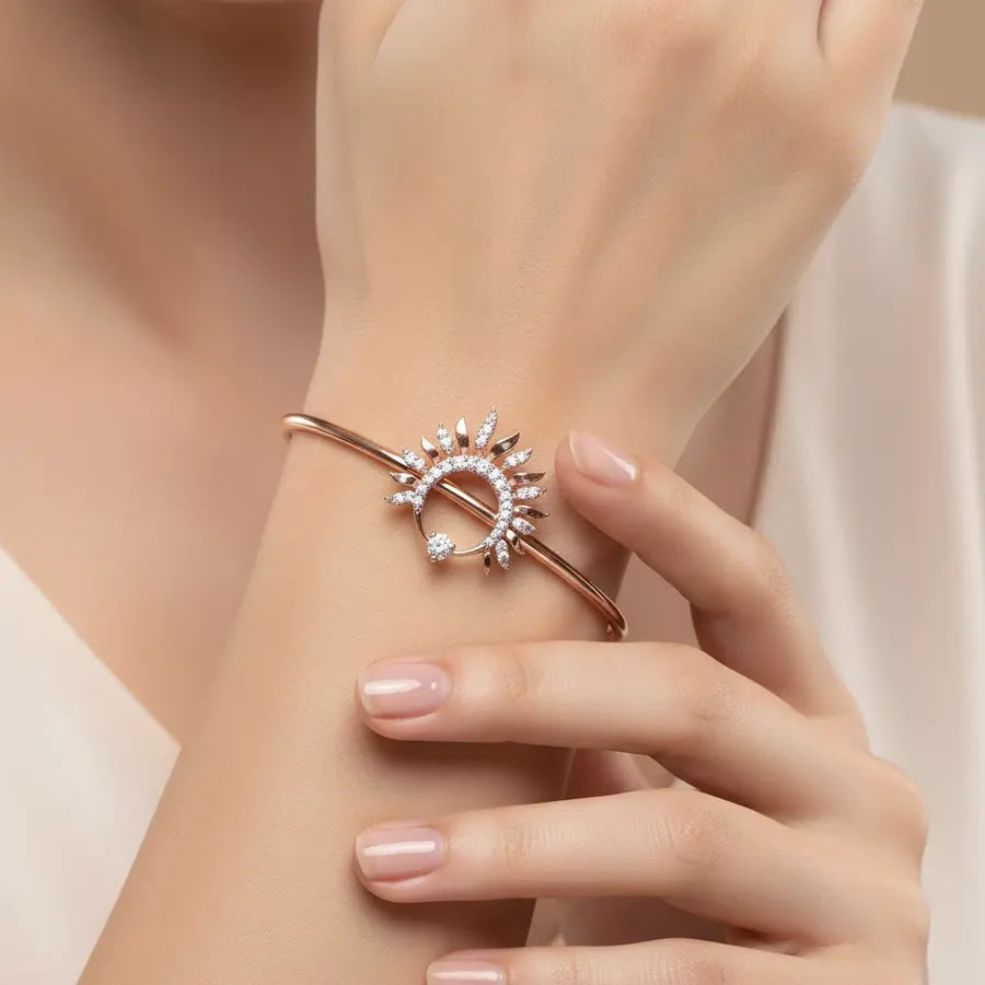 Golden Sunrise Radiance Gold Bangle