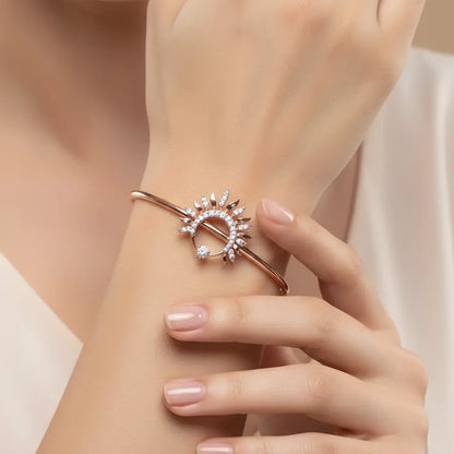 Golden Sunrise Radiance Gold Bangle
