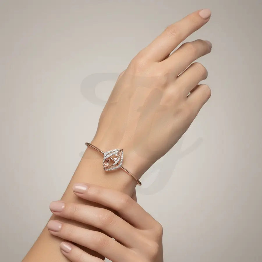 Diamond Blossom Dream Gold Bangle