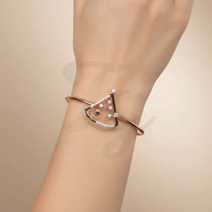 Sparkling Stars Stones Gold Bangle