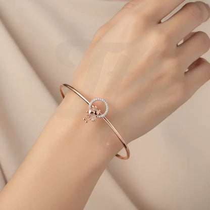 Gentle Doll Delight Gold Bangle
