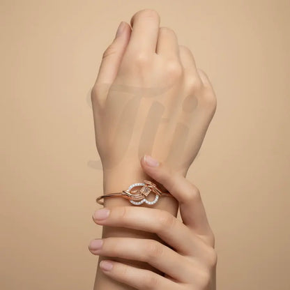 Gift Giving Hands Gold Bangle