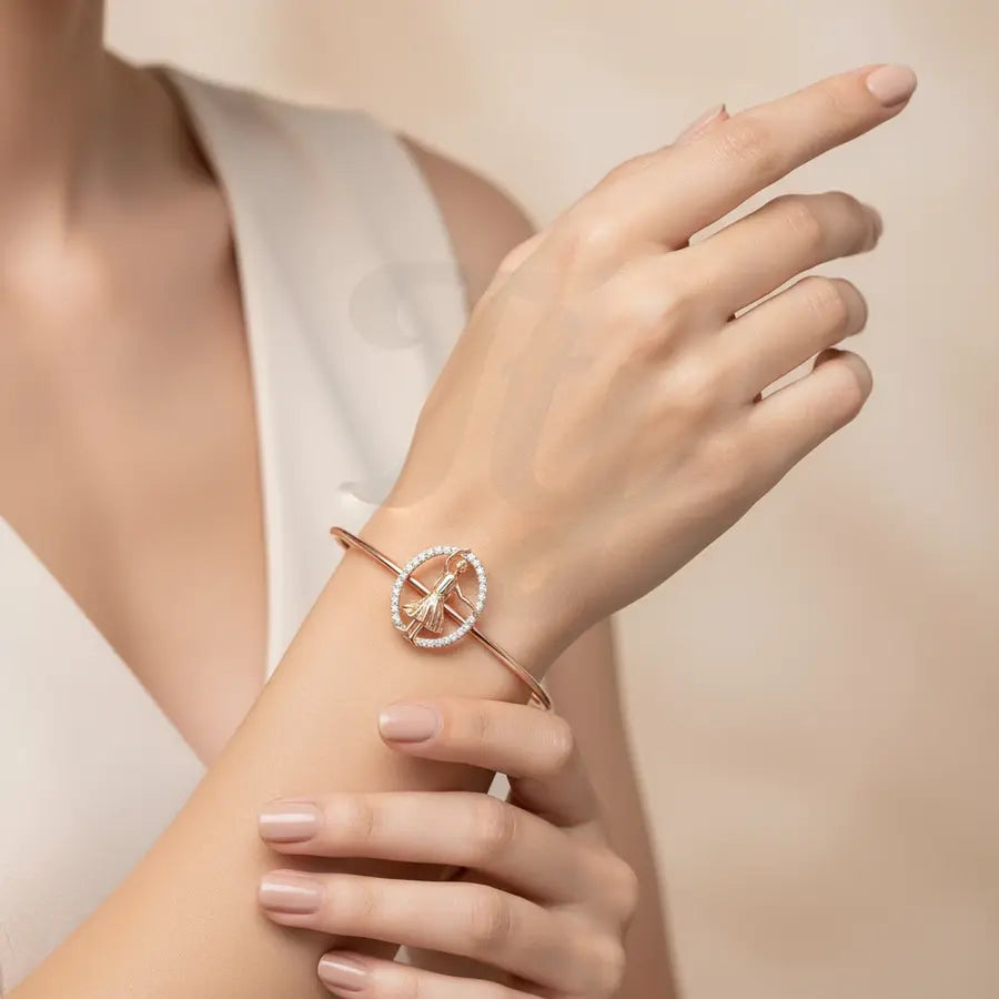 Dance Muse Gold Bangle