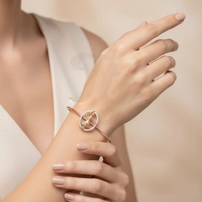 Dance Muse Gold Bangle