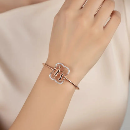 Dog Lover Gold Bangle