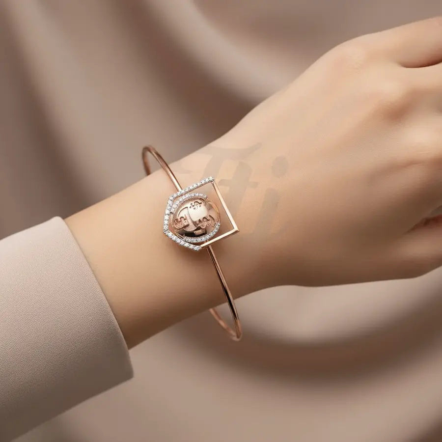 Money Smile Gold Bangle