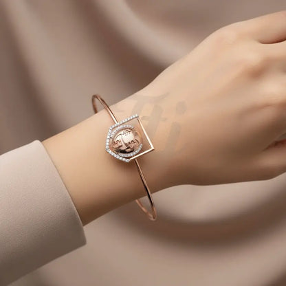 Money Smile Gold Bangle