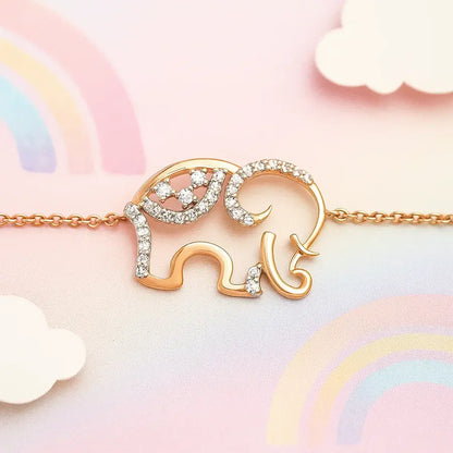Elephant Gold Bracelet