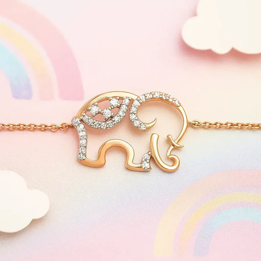 Elephant Gold Bracelet
