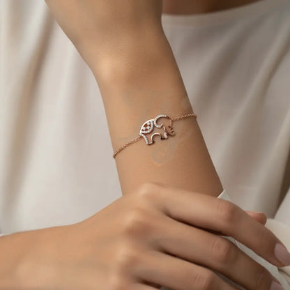 Elephant Gold Bracelet