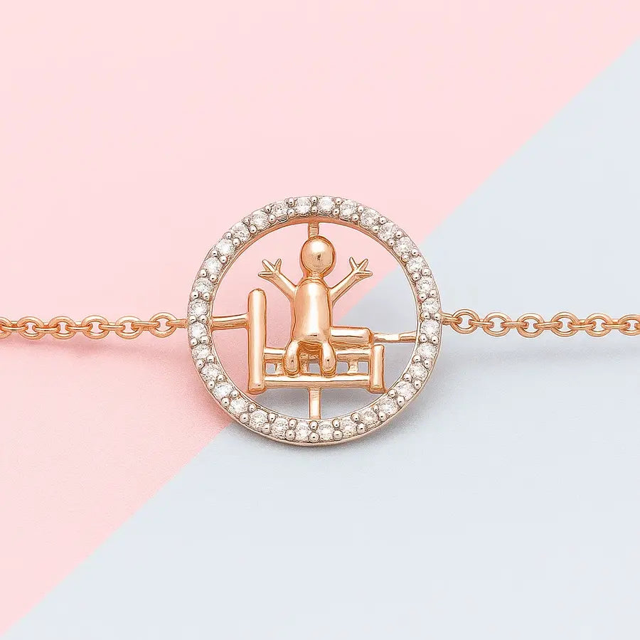 Morning Stretch Vibes Gold Bracelet