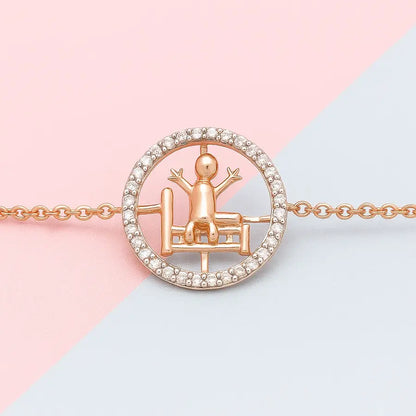 Morning Stretch Vibes Gold Bracelet