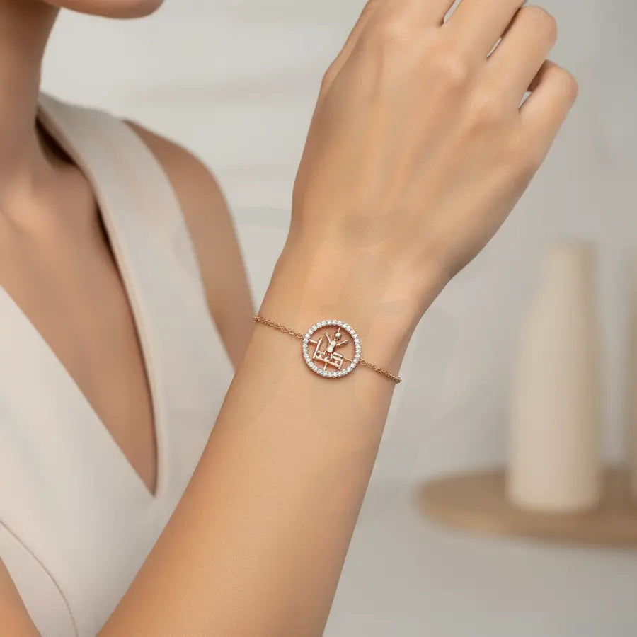 Morning Stretch Vibes Gold Bracelet