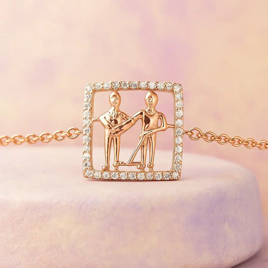 Cleaning Team Gold Bracelet