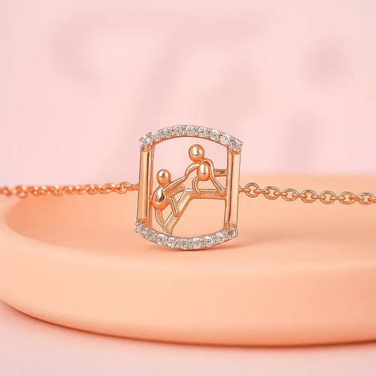 Lifting Someone Up Gold Bracelet