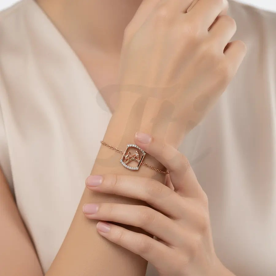 Lifting Someone Up Gold Bracelet
