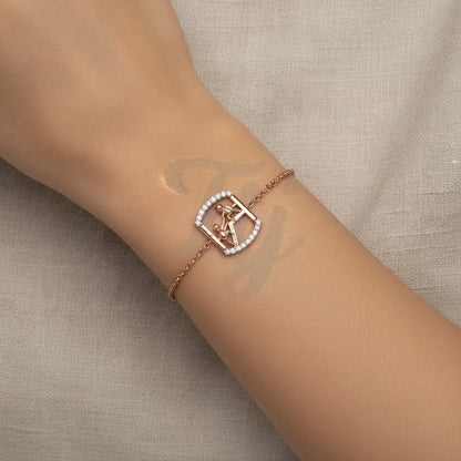 Lifting Someone Up Gold Bracelet