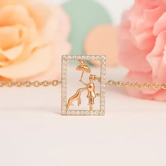 Rainy Walk Buddy Gold Bracelet