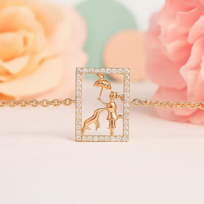 Rainy Walk Buddy Gold Bracelet