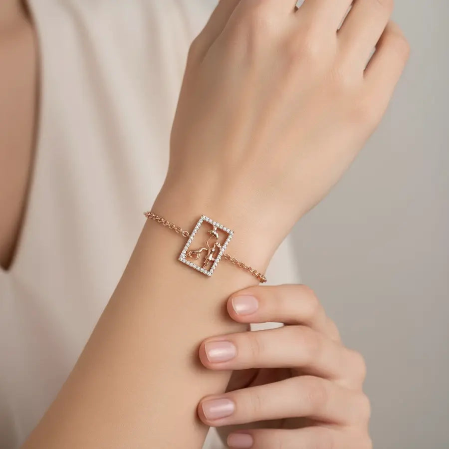 Rainy Walk Buddy Gold Bracelet