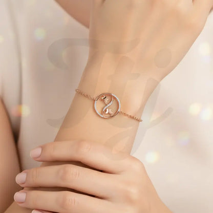 Butterfly Duo Gold Bracelet
