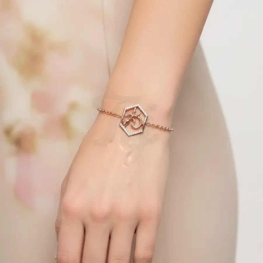 Brave Warrior Mood Gold Bracelet
