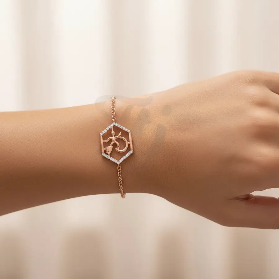 Brave Warrior Mood Gold Bracelet