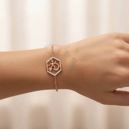 Brave Warrior Mood Gold Bracelet