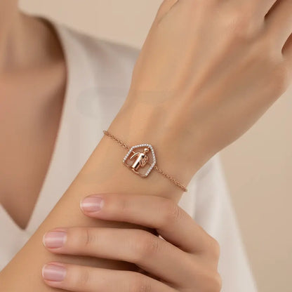 Cozy Walking Time Gold Bracelet
