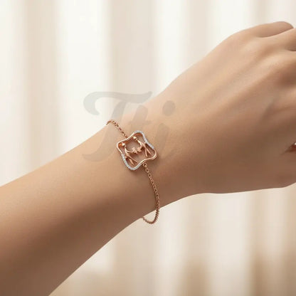 Puzzle Piece Gold Bracelet