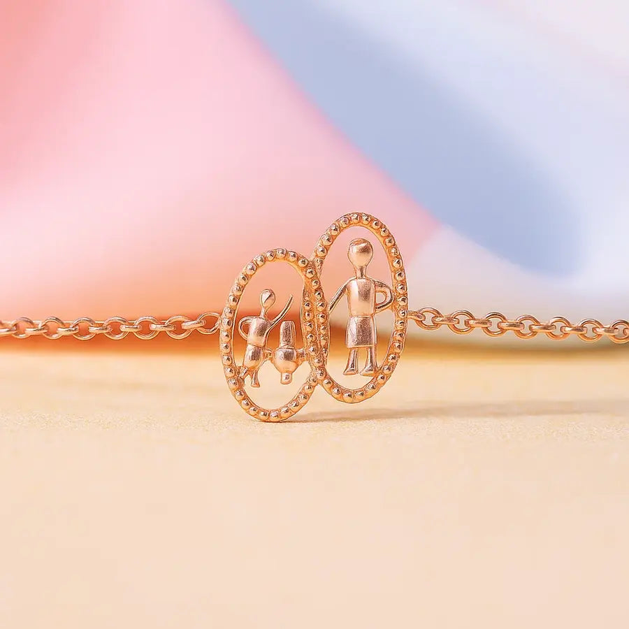 Sharing Water Gold Bracelet