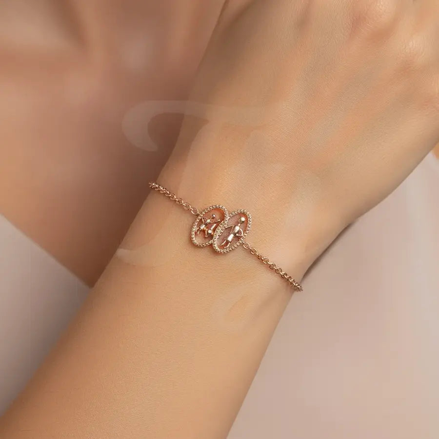 Sharing Water Gold Bracelet