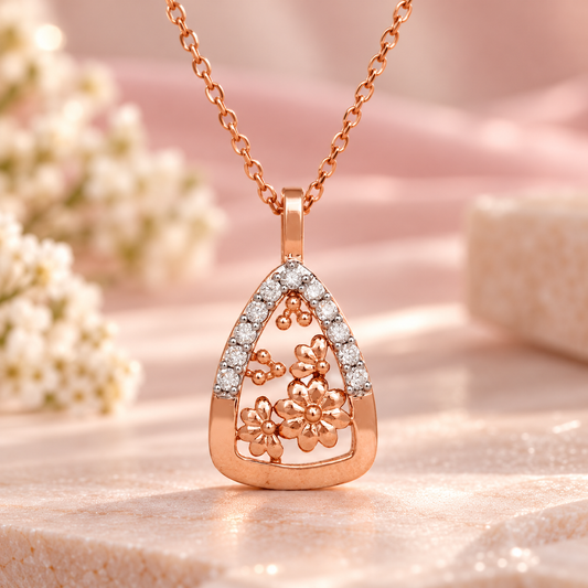 Freshly Picked Blooms Gold Chain and Pendant