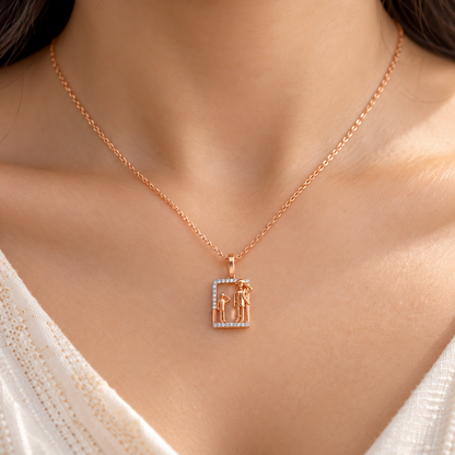 Proud Salute Moment Gold Chain and Pendant