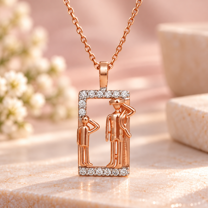 Proud Salute Moment Gold Chain and Pendant